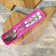 قاشق چنگال دسته سرامیکی یونیکورن