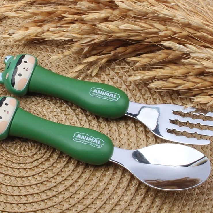 قاشق چنگال دسته سیلیکونی