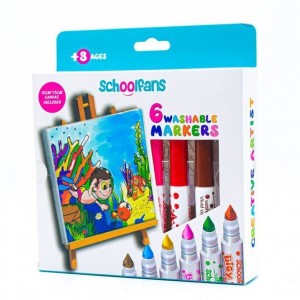 ماژیک 6 رنگ قابل شستوشو