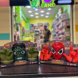 ماسک و دستکش اسپایدرمن و هالک