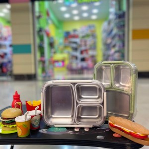 ظرف غذا استیل واشر دار