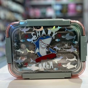 ظرف غذا استیل طرح کوسه وست