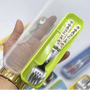 قاشق چنگال دسته سرامیکی سگ های نگهبان