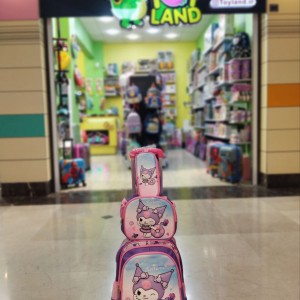 کوله سه تیکه کرومی چرخدار