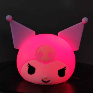 چراغ خواب سیلیکونی کرومی