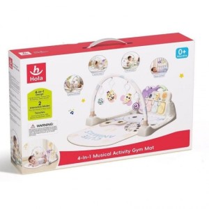 تشک بازی پیانو دار و پلی جیم طرح فیل هولا تویز HOLA TOYS