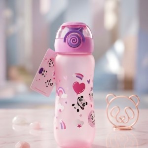 قمقمه 550ml نی دار طرح پاندا