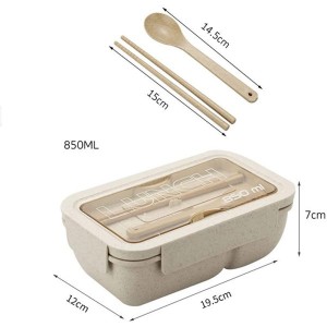 ظرف غذای ارگانیک با چوب چاپستیک لانچ باکس Lunch Box