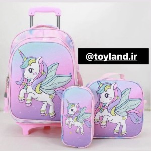 ست 3 تکه چرخدار یونیکورن