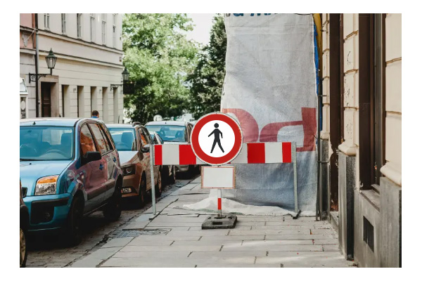 ویژگی های تابلو عبور عابر پیاده ممنوع