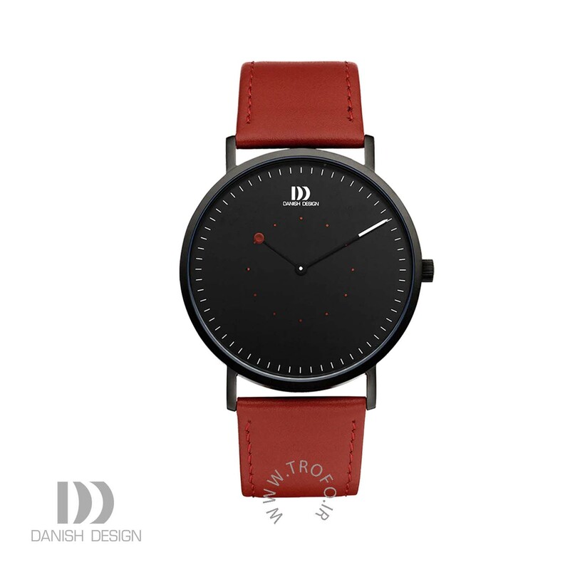 ساعت مچی عقربه ای مردانه دنیش دیزاین (Danish design) مدل IQ24Q1274 On the Dot II Black red