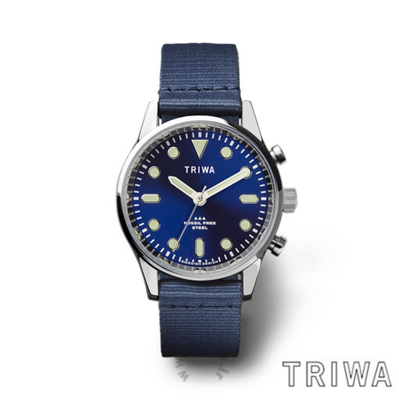 ساعت مچی عقربه ای مردانه تریوا (TRIWA) مدل Indigo Fossil Free