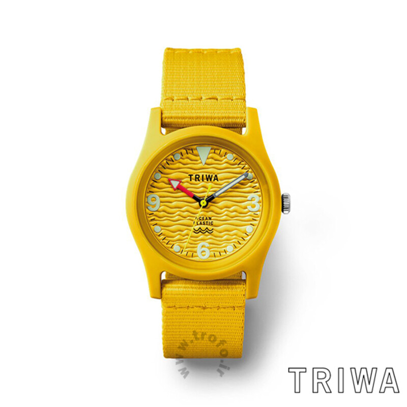 ساعت مچی عقربه ای زنانه مردانه تریوا (TRIWA) مدل Ocean Plastic Sun