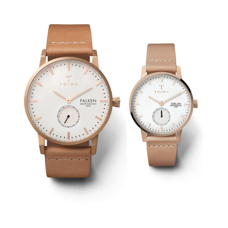 ساعت ست برند Triwa مدل  Rose Falken-Rose Svalan