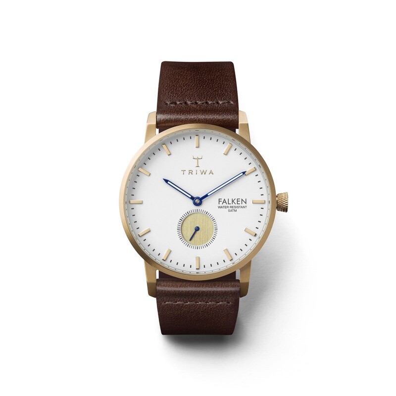 ساعت مچی عقربه ای مردانه تریوا (TRIWA) مدل Snow Falken Dark brown classic