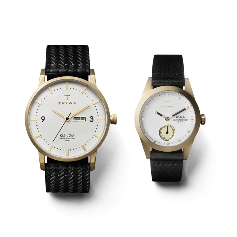 ساعت ست برند Triwa مدل Ivory Klinga, Black gize -Ivory Aska