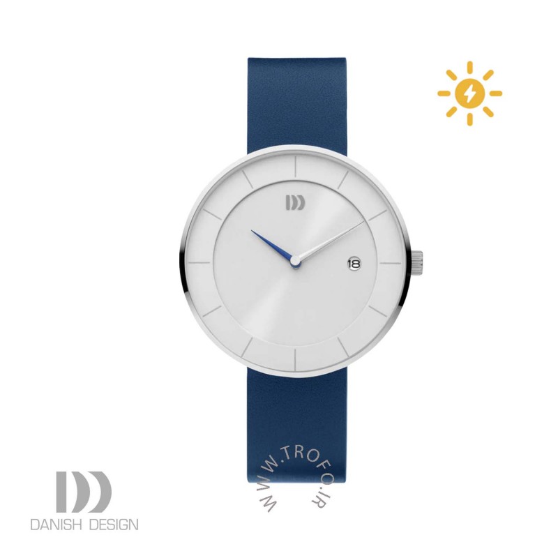 ساعت مچی عقربه ای مردانه دنیش دیزاین (Danish design) مدل Globe Silver/Blue  11-B1-01