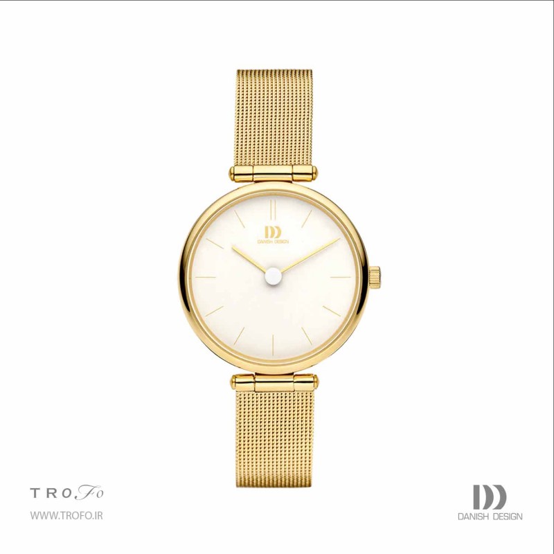 ساعت مچی عقربه ای زنانه دنیش دیزاین (Danish design) مدل IV05Q1269 Rosalyn Gold Mesh