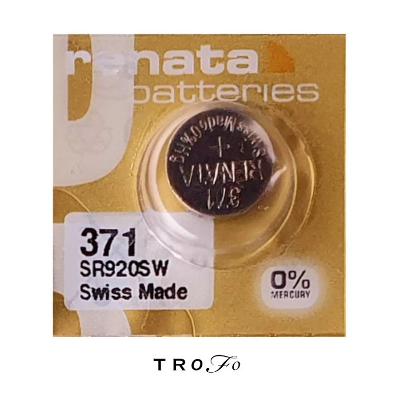 باتری ساعت مچی رناتا (Renata) شماره GOLD 371