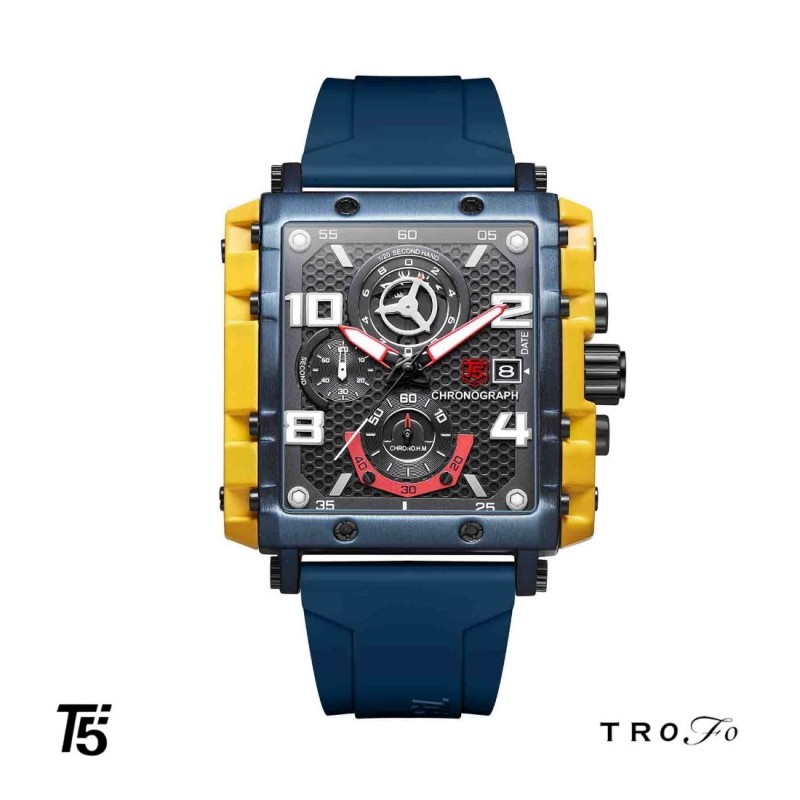 ساعت مچی عقربه ای مردانه تی فایو (T5)  کد H3886 مشکی