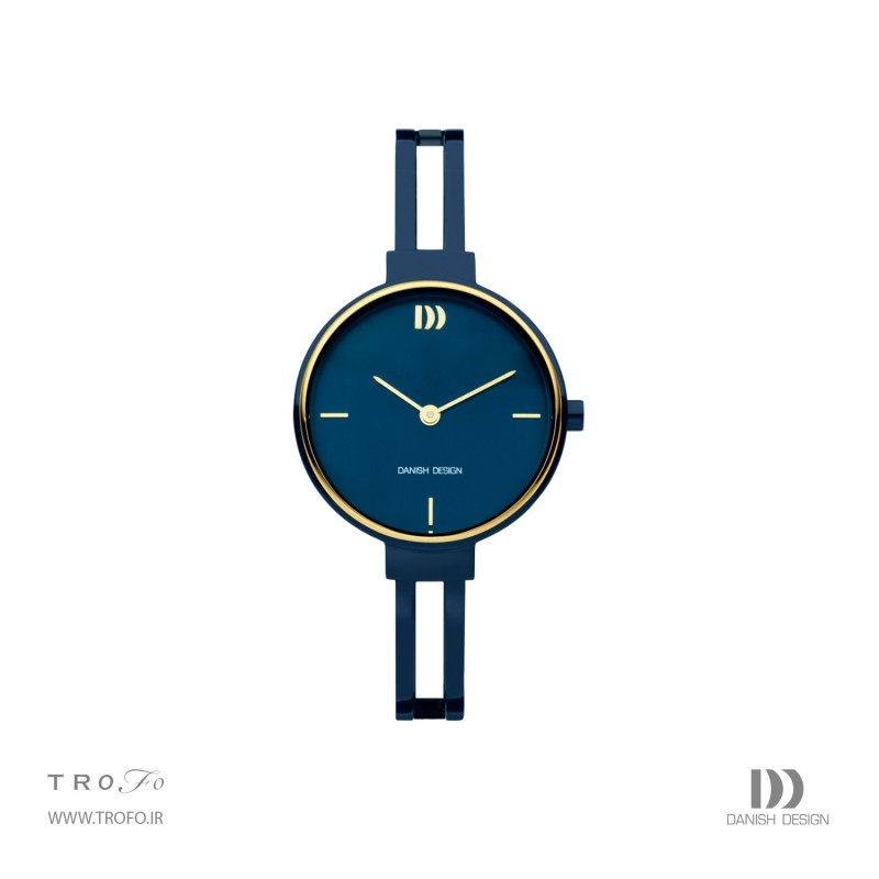 ساعت مچی عقربه ای زنانه دنیش دیزاین (Danish design) مدل IV72Q1265 Barbara Blue Gold