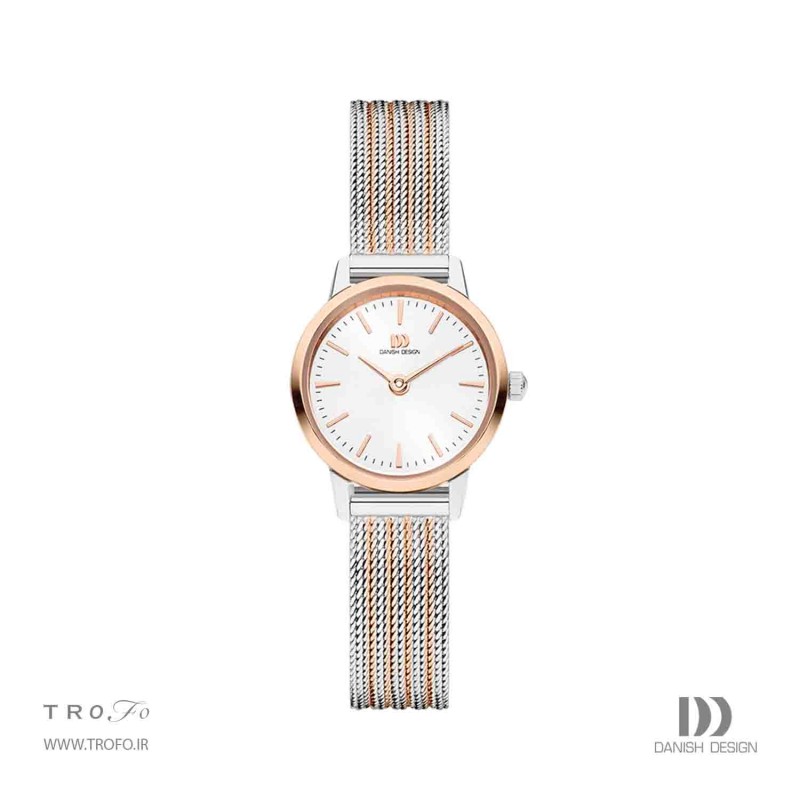 ساعت مچی عقربه ای زنانه دنیش دیزاین (Danish design) مدل iv67q1268  Akilia Mini Two-Tone Rosegold