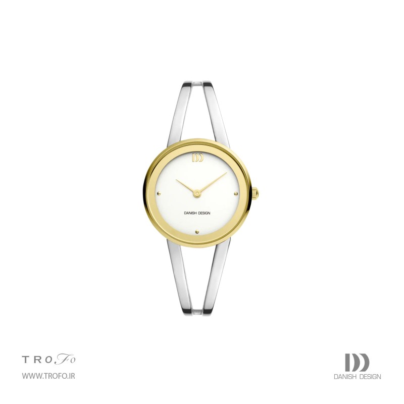 ساعت مچی عقربه ای زنانه دنیش دیزاین (Danish design) مدل IV65Q1295 Nostalgi 1988 Two-Tone Bangle