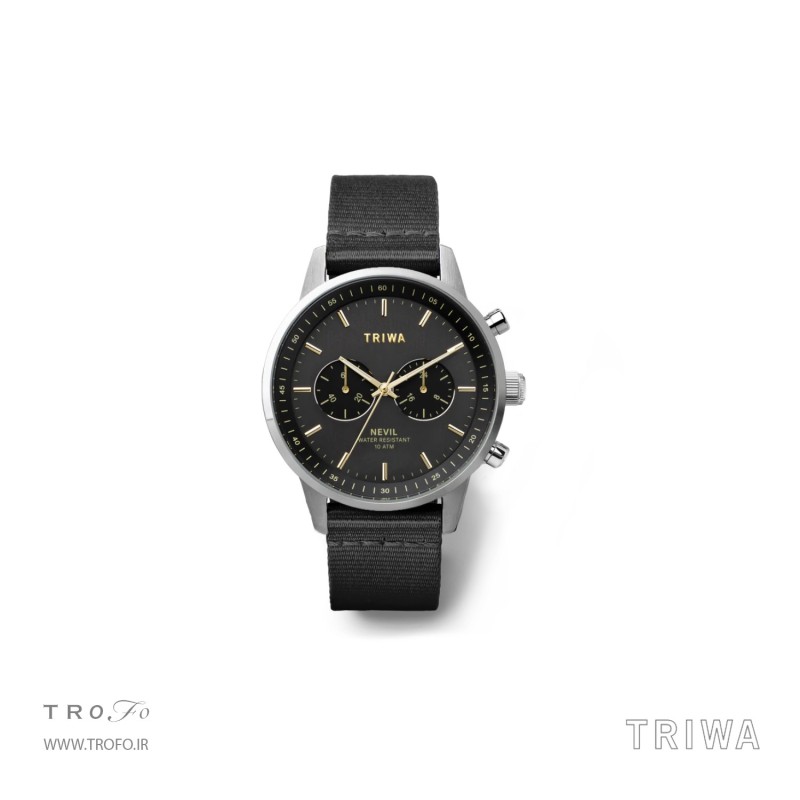 ساعت مچی عقربه ای زنانه مردانه تریوا (TRIWA) مدل Smok Nevil