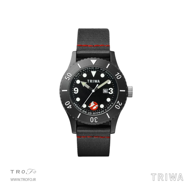 ساعت مچی عقربه ای زنانه مردانه تریوا (TRIWA) مدل SUB x Ghostbusters