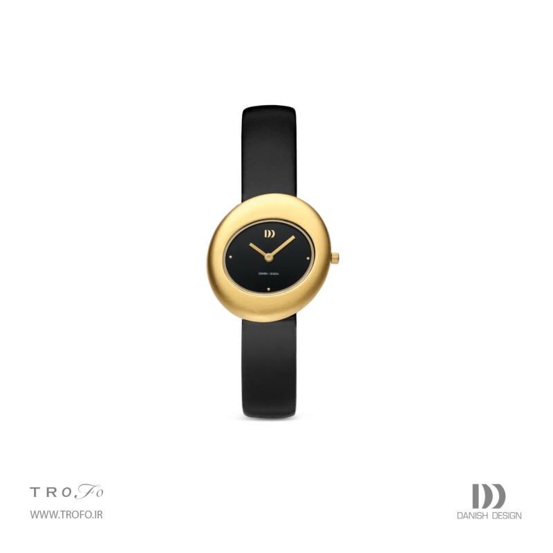 ساعت مچی عقربه ای زنانه دنیش دیزاین (Danish design) مدل Issten Gold Black IV11Q1308