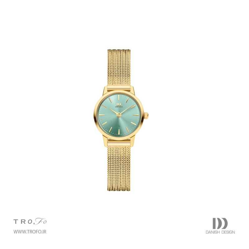 ساعت مچی عقربه ای زنانه دنیش دیزاین (Danish design) مدل IV03Q1268  Akilia Mini Gold Sage Green