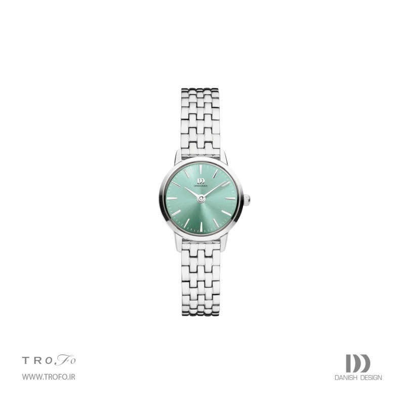 ساعت مچی عقربه ای زنانه دنیش دیزاین (Danish design) مدل IV93Q1268  Akilia Mini Link Silver Sage Green