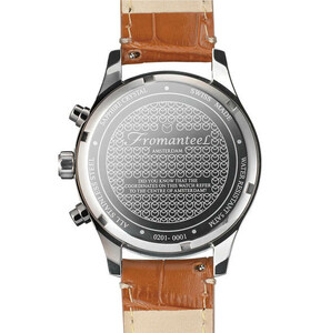 ساعت مچی عقربه ای مردانه فرومنتیل Amsterdam chrono Nautique White از نمای پشت