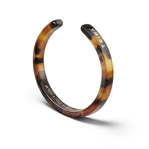 دستبند کاف کائوچویی زنانه و مردانه تریوا Bracelet 3,havana از نما سه بعدی