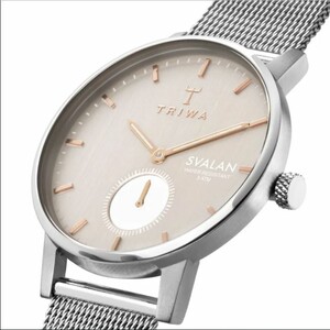 ساعت مچی عقربه ای زنانه تریوا Blush Svalan-Steel Mesh از نما سه بعدی ۲