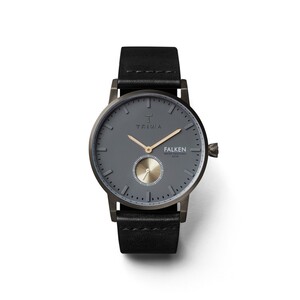 ساعت مچی عقربه ای تریوا Walter Falken, black classic  از نمای رو به رو