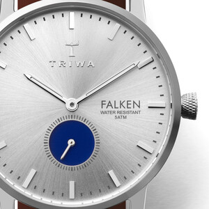 ساعت مچی عقربه ای تریوا Blue eye Falken از جزئیات