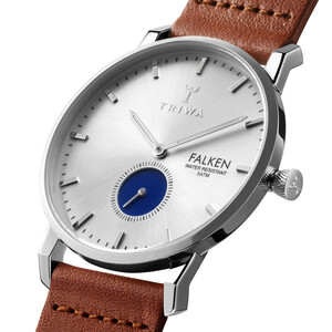 ساعت مچی عقربه ای تریوا Blue eye Falken از نمای سه بعدی زوم