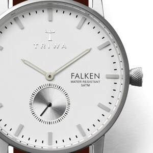 ساعت مچی عقربه ای Ivory Falken brown classic از نمای جزئیات