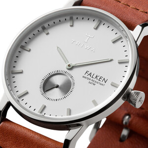 ساعت مچی عقربه ای Ivory Falken brown classic با جزئیات ۲
