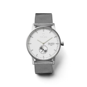 ساعت مچی عقربه ای Rose Falken steel mesh از نما جزئیات