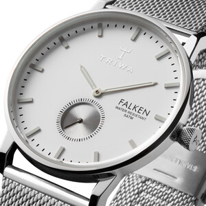ساعت مچی عقربه ای Rose Falken steel mesh از نما سه بعدی زوم