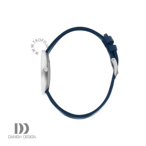 ساعت مچی عقربه ای مردانه دنیش دیزاین (Danish design) مدل Globe Silver/Blue  11-A3-01