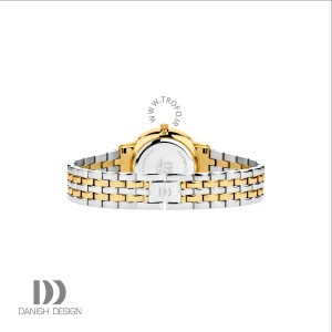 ساعت مچی عقربه ای زنانه دنیش دیزاین (Danish design) مدل IV99Q1251  Akilia Black Gold Link Medium