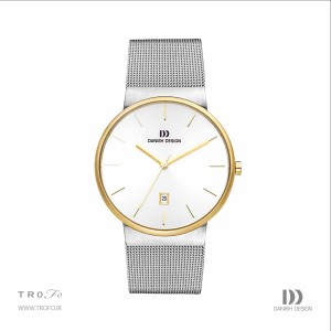 ساعت مچی عقربه ای مردانه دنیش دیزاین (Danish design) مدل IQ65Q971 Tåge Two-Tone Large
