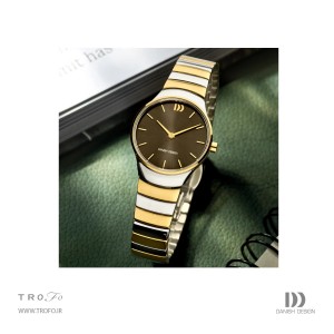 ساعت مچی عقربه ای زنانه دنیش دیزاین (Danish design) مدل IV66Q1293 Jolie Gold Anthracite