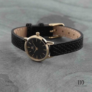 ساعت مچی عقربه ای زنانه دنیش دیزاین (Danish design) مدل IV19Q1268  Akilia Mini All Gold Black