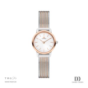ساعت مچی عقربه ای زنانه دنیش دیزاین (Danish design) مدل IV65Q1268  Akilia Mini Two-Tone Gold