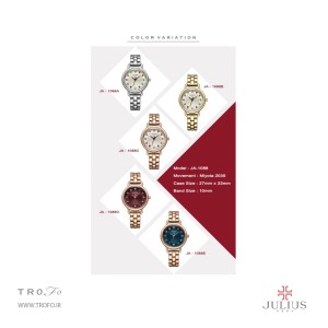 ساعت مچی زنانه جولیوس JULIUS مدل JA-1033A
