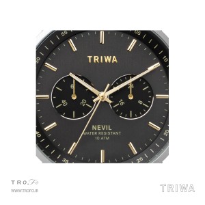 ساعت مچی عقربه ای زنانه مردانه تریوا (TRIWA) مدل Smok Nevil